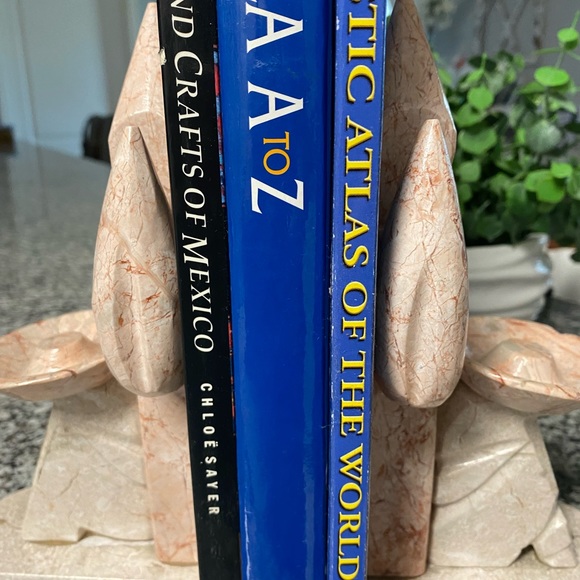 Pink Marble Cactus Siesta Bookends - Picture 2 of 5